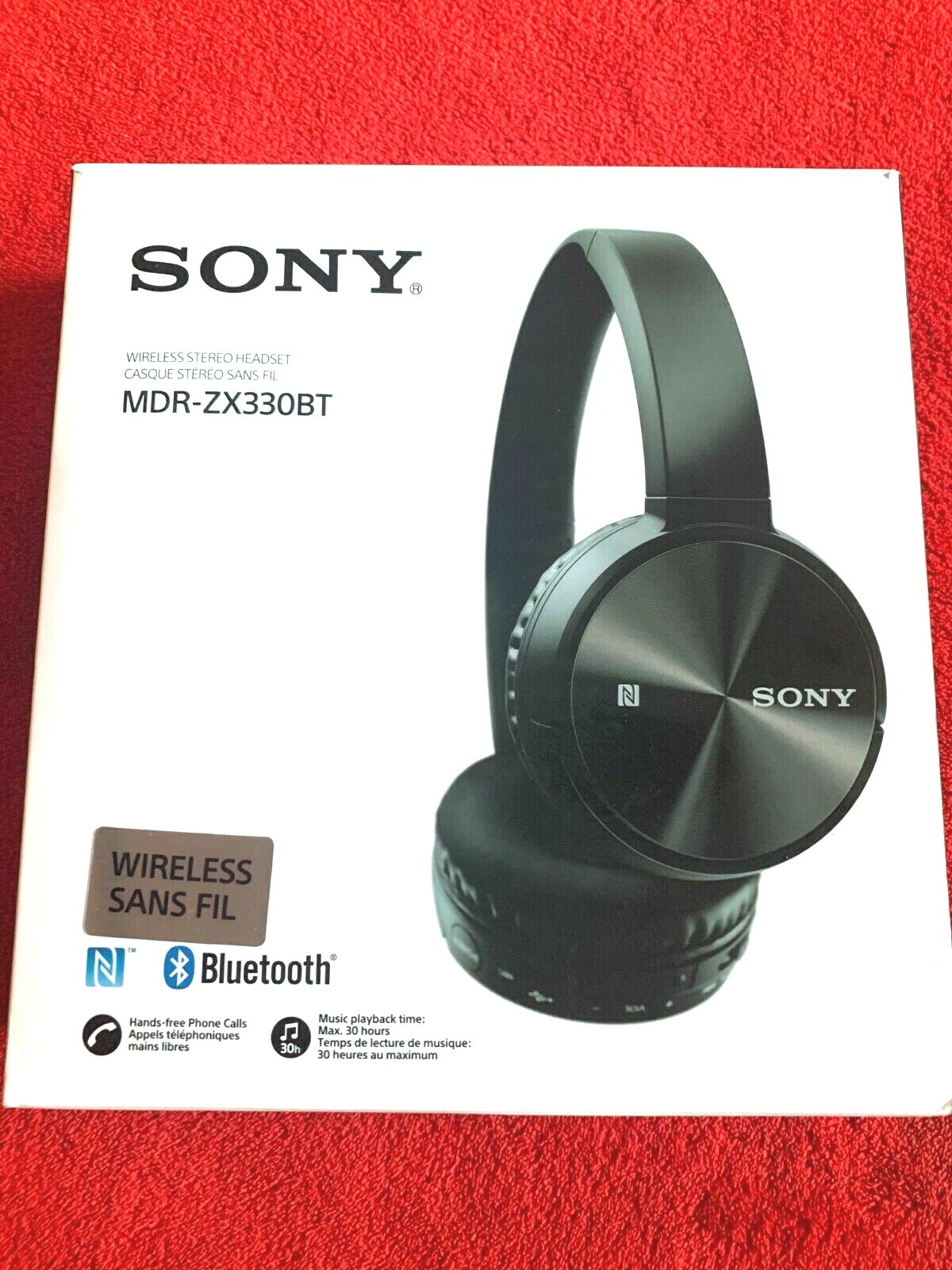 Sony MDR-ZX330BT On-Ear Wireless Headphones - Black | Acquisti Online su  eBay