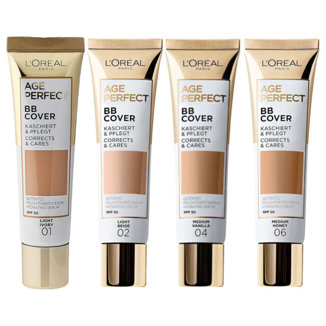 L’Oreal Paris Age Perfect BB Cover Cream 30ml SPF50 -Please Choose Shade