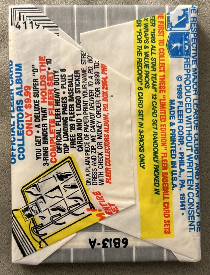 1989 Fleer Pack Orioles Red/White Sox Angels Sticker Top Steve Lake Cardinals Ba - Image 2 of 2