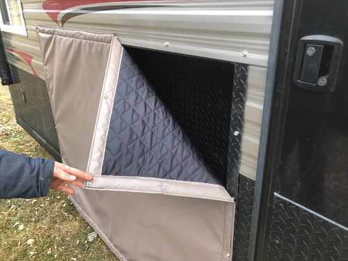 Ice Castle Fish house RV Wheel well skirt covers windbreakers - Picture 7 of 9