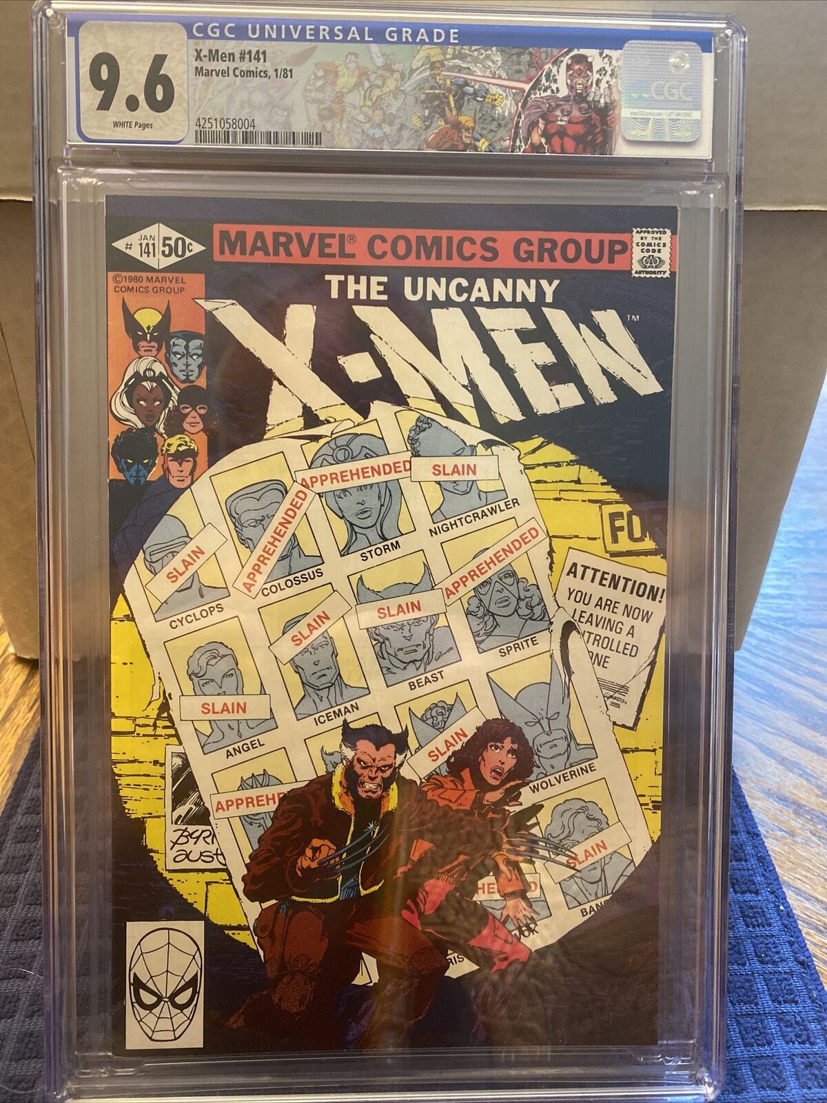 Uncanny X-Men #141 ~ CGC 9.6 ~ 1st App. of Rachel Summers (Phoenix II)