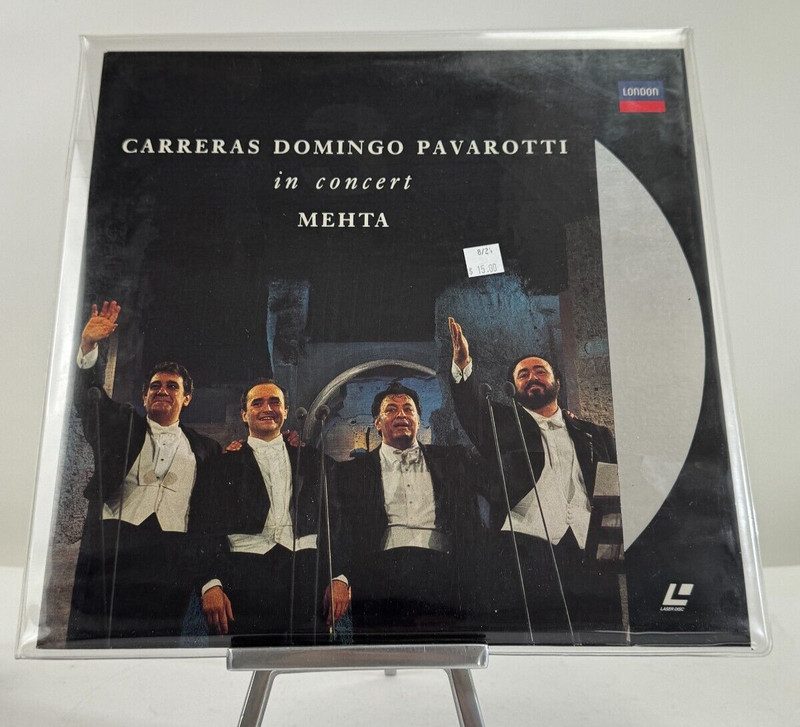 VTG Carreras, Domingo, Pavarotti, Mehta – In Concert Laserdisc Classical DS69
