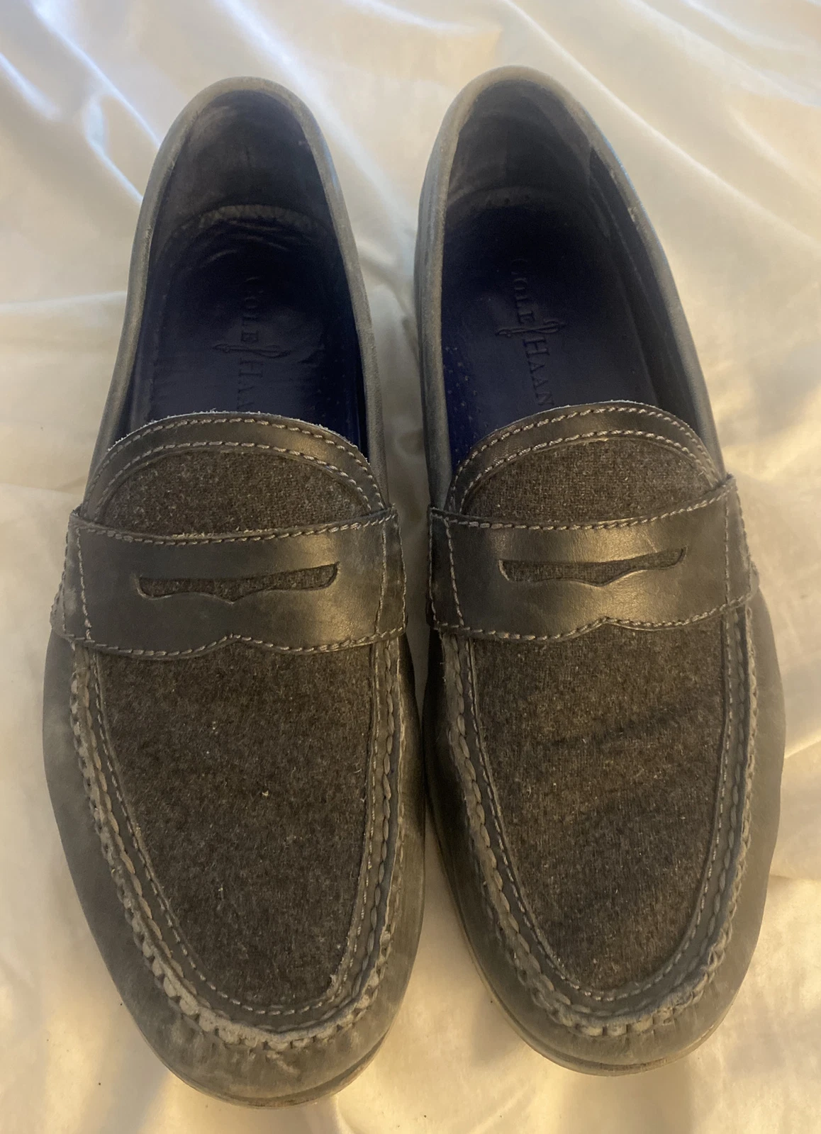 NIKE Mocassini da uomo grigi Cole Haan Air Monroe taglia 10 M