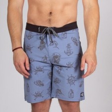 Salt Life Men's Tell No Tales Print 20" Board Shorts Sz 30"