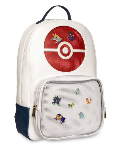 Pokemon Pin Trader Rucksack von Loungefly Exclusive PokeBall Premier Brandneu