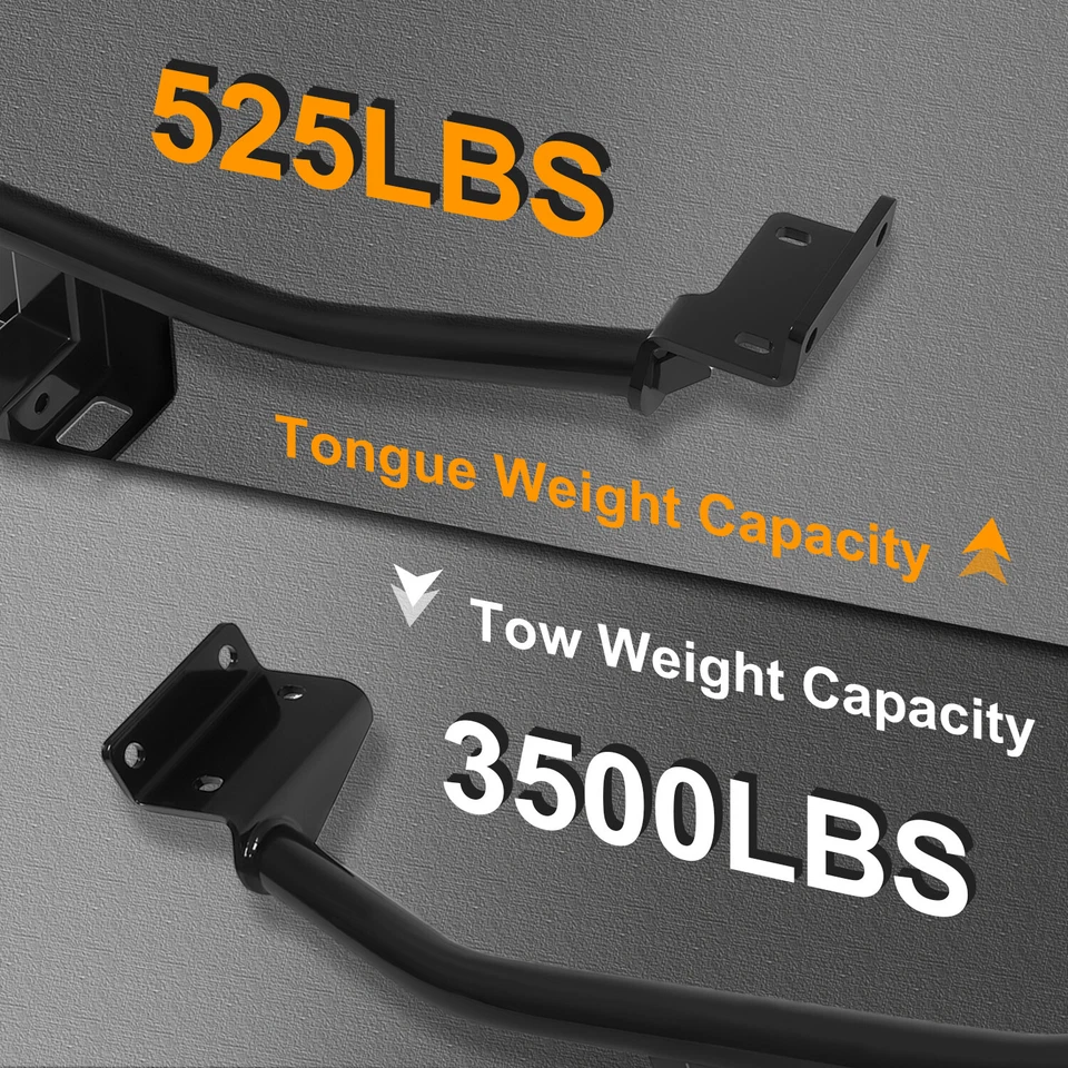 Receptor de enganche de remolque clase 3 de 2" para Hyundai Tucson 2016-2021 excluyendo noche Foto 4 de 4