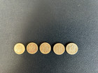 5 AU, SILVER  ROOSEVELT DIMES , 1957, 1959 CAMEO, 1960 ,1964, 1964D — photo 3