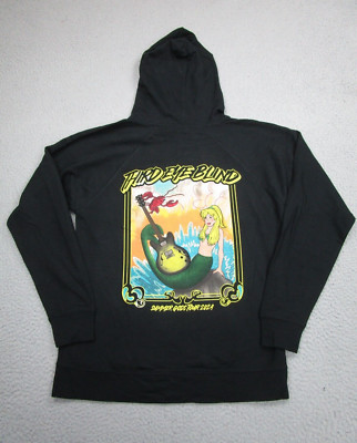 Third Eye Blind Sweater Mens L Black Hoodie Sweatshirt 2024 Tour Summer Gods 3EB