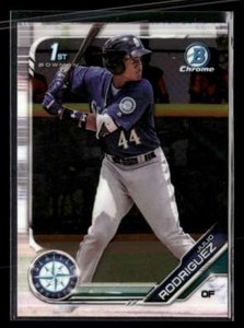 2019 Bowman Julio Rodriguez 1st Chrome Prospects Rookie #BCP-33 U1995
