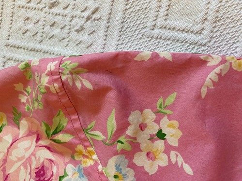 Jones New York Signature Reversable Pink/Floral Raincoat 100% Cotton READ - Picture 13 of 13