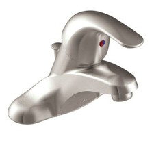 Moen WSL84502SRN Adler 1.2 GPM Centerset Bathroom Faucet - Nickel