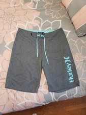 Hurley Board Shorts Swim Trunks Men's SZ 30 Gray NWOT 027 