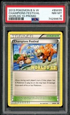 Pokemon Card ENGLISH Champions Festival 2013 World Championship Promo BW95 PSA 8 on eBay