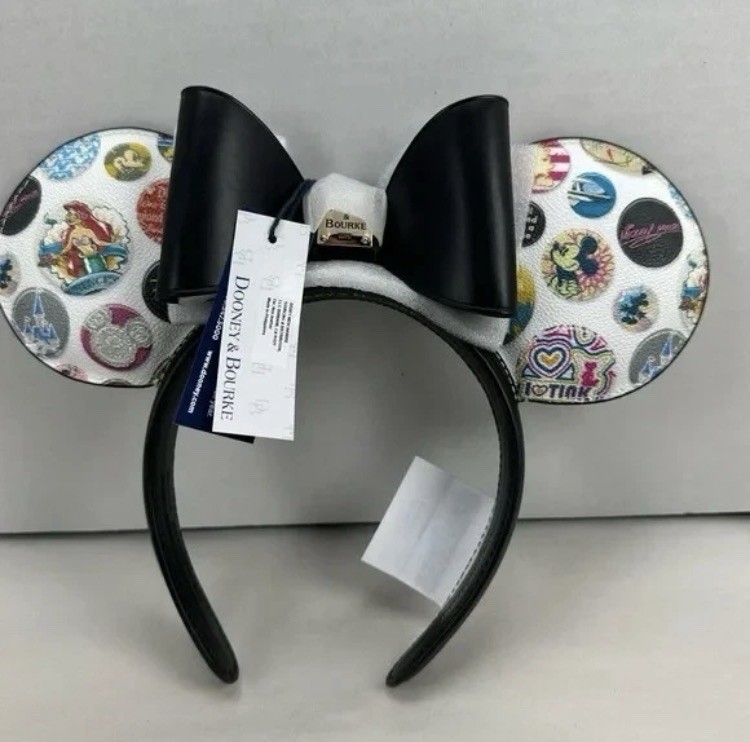 NWT Dooney & Bourke Disney Parks Buttons Minnie Mouse Ears Headband Disney Parks Limited Edition Dooney & Bourke Button Ears main image 4