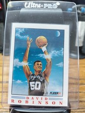 Fleer 1991-92 Pro Vision David Robinson #1 San Antonio Spurs Insert