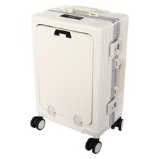 20" Boarding Case Boarding Suitcase Carry-On Luggage with USB Port & Cup Holder