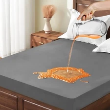 Queen Size Waterproof Mattress Protector - Breathable Bed Cover with 18" Deep...