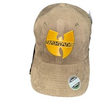 Shaolin Wu-Tang Clan Patch Corduroy Dad Hat Classic Adjustable Soft Olive