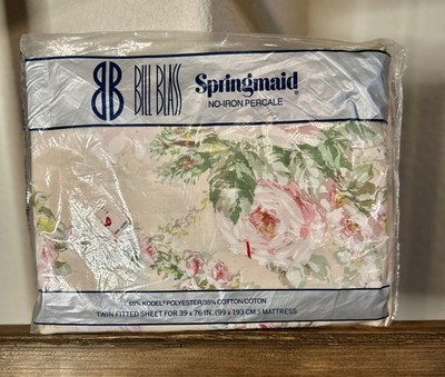 Vintage Twin Fitted Sheet - Floral - 90s Cottagecore