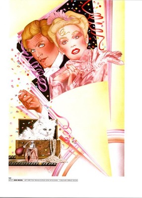 Ann Meisel A Distinct 1980s Airbrush Style Retro Aesthetic 1984 Art Picture TB31