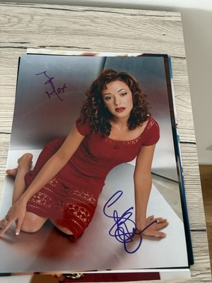 Leah Remini   original signiertes Foto 20 x 25cm HAMMERMOTIV Mega Sexy