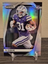 2025 Panini Prizm Draft Picks DJ Giddens #44 Silver Prizm Rookie RC