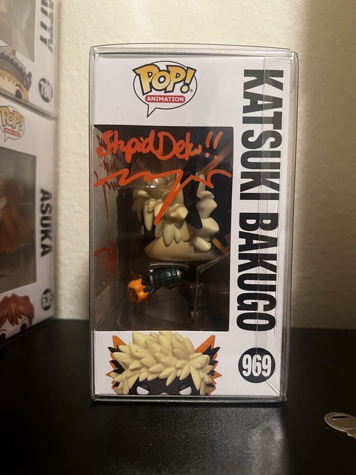 Funko Pop #969 Katsuki Bakugo signed by Clifford Chapin PSA ...