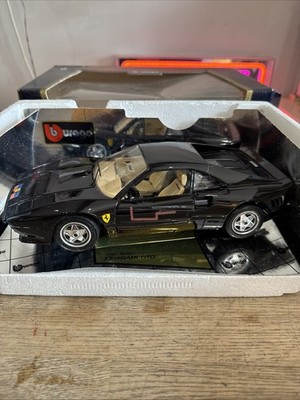 当時物　1/18 ミニカー　Bburago　ブラーゴ　フェラーリGTO 1984 Burago 1/18 Scale Ferrari GTO Hardtop Black Code 3027 Gold