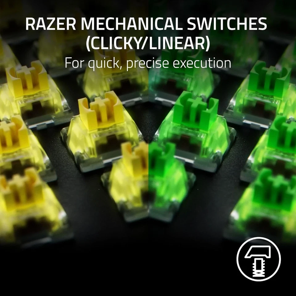 NEW/SEALED Razer BlackWidow V4 X Mechanical Gaming Keyboard (Green Switch) - Image 3 of 4
