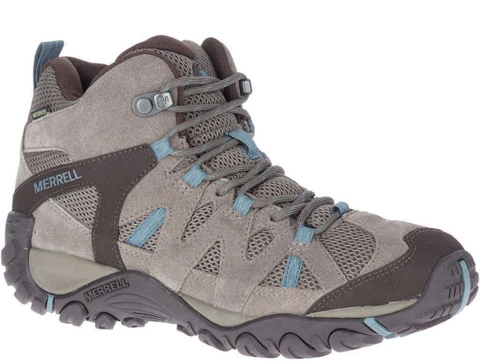 New Women's Merrell Deverta 2 Mid Waterproof Hiking Boots Shoes Size 11 J03474