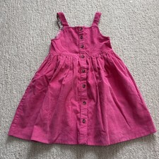 Mini Boden Girls Size 6-7 Years Pink Corduroy Tank Dress Brand New W/ Tags