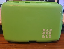 Caboodles Care pack Green travel Case Organizer 5"x4"