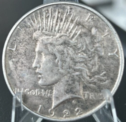 1922 Peace Silver Dollar $1 – 90% Silver – Circulated VF Nice Detail – US Coin