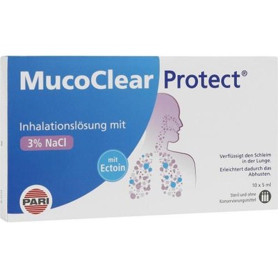2x MUCOCLEAR Protect Inhalationslösung 10X5 ML
