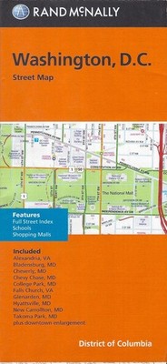 Washington DC, D.C. - Street Map, by Rand McNally - 2022 Edition