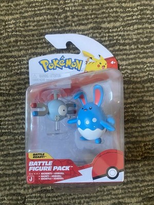 Pokemon Magnemite + Azumarill Battle Pack Nintendo Jazwares Action
