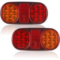 Led AnhäNger RüCkleuchten Bremsleuchte 12V Wasserdicht FüR Lkw Traktor Wohnwagen