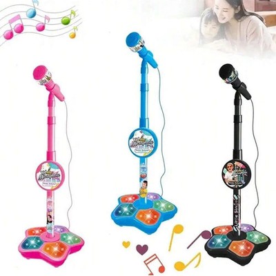 Kinder Karaoke Mikrofon Ständer Spielzeug Tragbar Elektronisch Singmaschine Party Geschenk