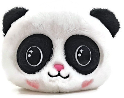 Barbie PANDA BEAR COSTUME HEAD ONLY Face Mask Cutie Reveal Doll Black White 2022