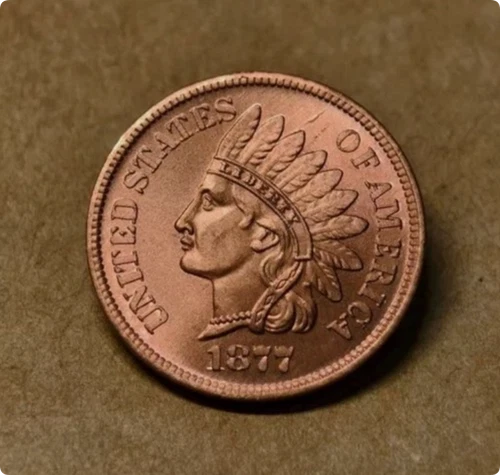 ---1877 Indian Head Penny Extremely Fine--As shown in the figure
