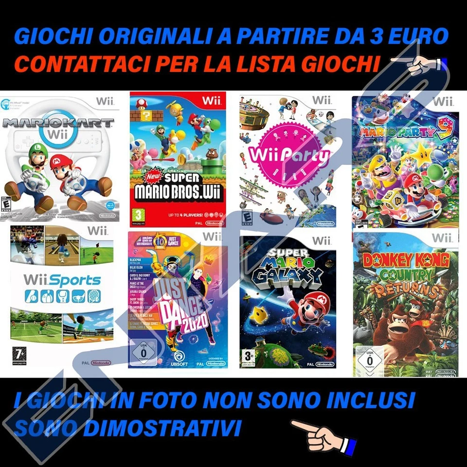 Nintendo wii  Console 2 Controller  HDMI  ,ideale per  gioco o Attività sport - Immagine 2 di 4