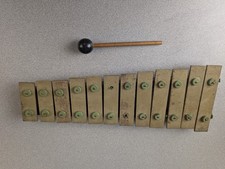 Vintage B.F. Kitching Co. Xylophone Glockenspiel - 12 Note - Brookfield, IL -