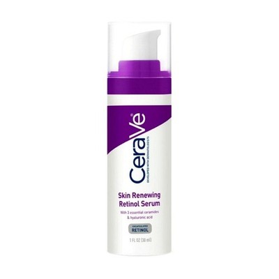 Cerave Skin Renewing Retinol Serum - White and Purple 1 Fl Oz 30 ml