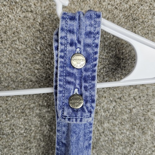 Pantaloncini tuta denim Mission Bay vintage anni 90 taglia 9 Y2K - Foto 5 di 14