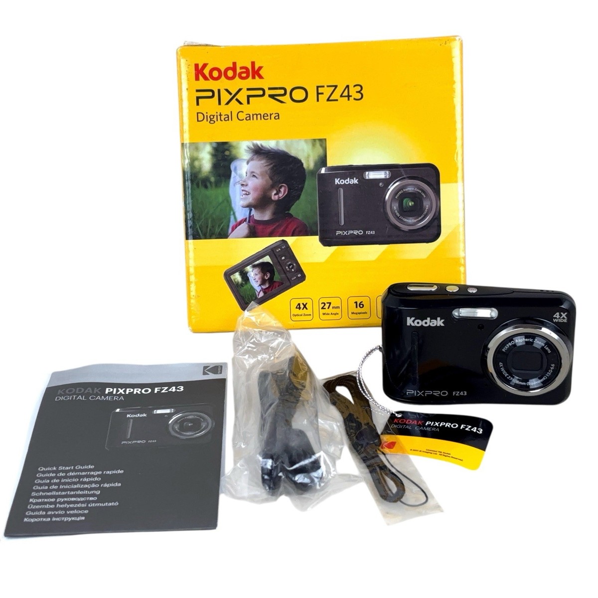 Kodak PIXPRO FZ43 BLACK Kodak PIXPRO FZ43 16 MP Digital Camera