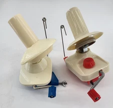Lot of 2 Yarn Ball Winders Jumbo Regular