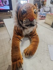 Melissa  Doug Giant Tiger Plush Stuffed Animal Lifelike Jungle Toy 6 Feet Long