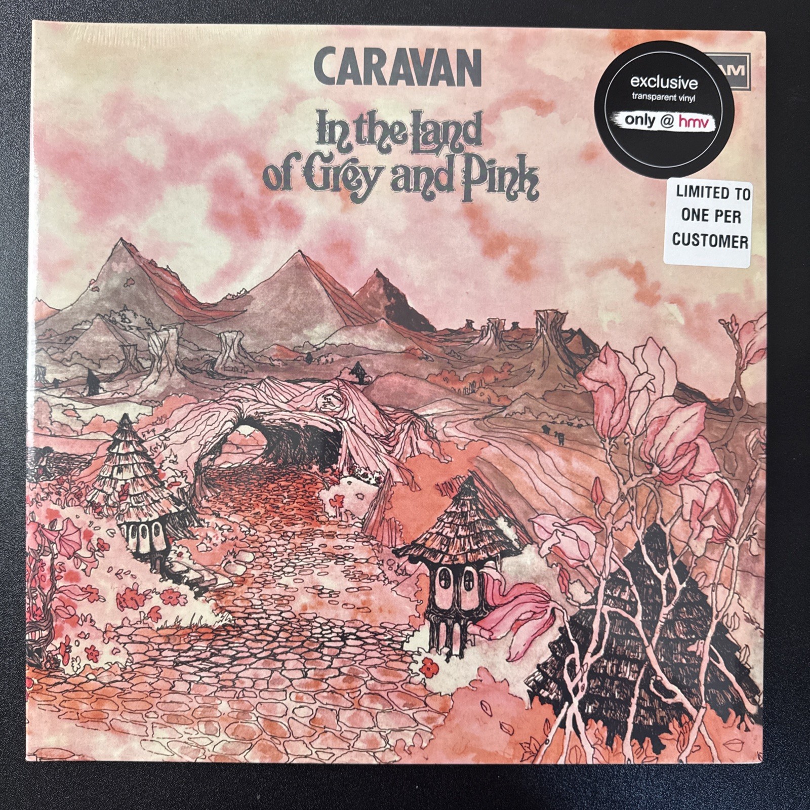 Caravan - In The Land Of Grey And Pink (LP, Album] New Sealed Ltd HMV Transparen