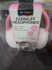 Bytech Earmuff Headphones Pink 3.5mm Aux