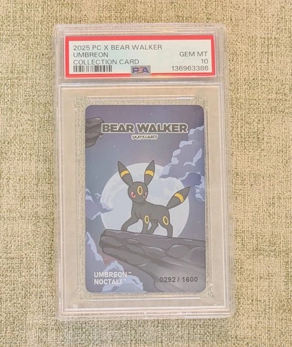 Pokemon 2025 Bear Walker - Umbreon Collection Card - PSA 10